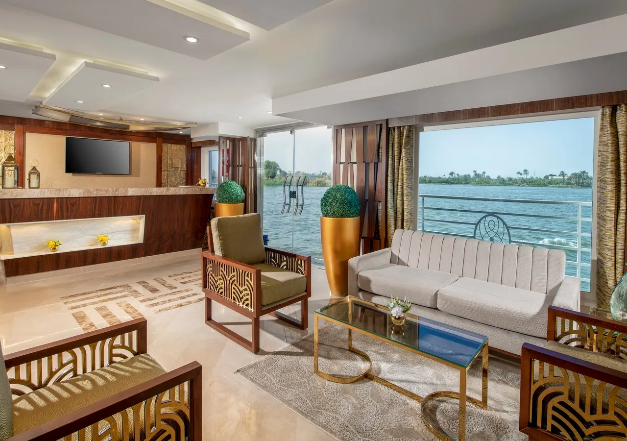 Lobby of the HS Sindbad Nile Cruise Nile cruise